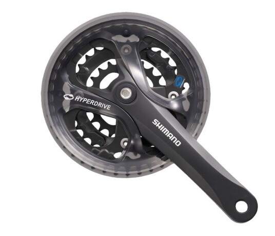 Shimano Fc-M361, 28/38/48t 8-Delt Firkant, 170mm Kranksett