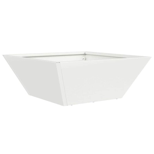 Plastplantekassesett Hvit Plast 40 x 40 x 15 cm Stabelbar Plastplantekassesett Hvit Plast 40 x 40 x 15 cm Stabelbar