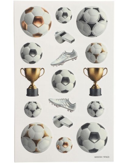17 stk Assorterte Fotball Tatoveringer 17 stk Assorterte Fotball Tatoveringer