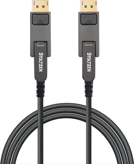 STOLTZEN AOC DisplayPort 1.4 10 m 32Gbps, 8K@60, 4K@120 - m/ Adapter