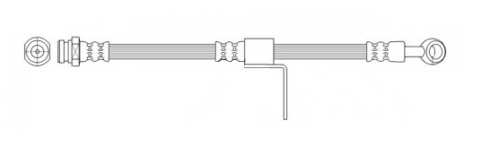 Bremseslange K&K FT0409