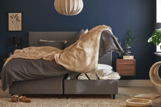 Sengegavl Chilla 180x105 cm Grå