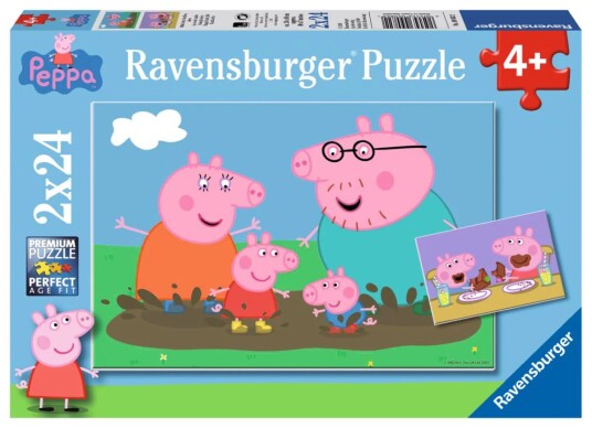 Ravensburger Peppa Pig Happy Family Life 2x24p