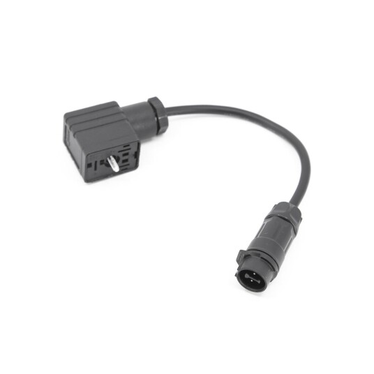 LP12, 2-pin, 100mm, adapter LP12 til DIN adapter (DIN43650 Form B)