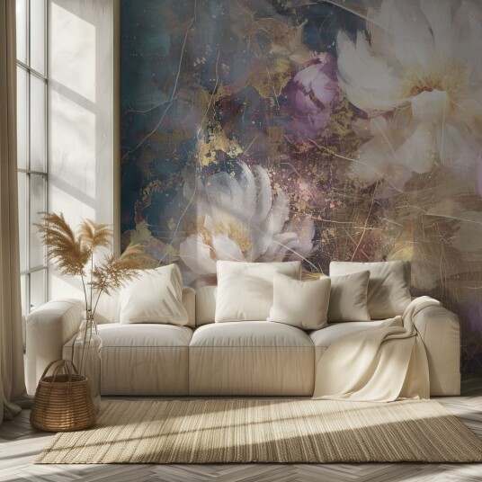 Tapet –  Blomsterbukett Design