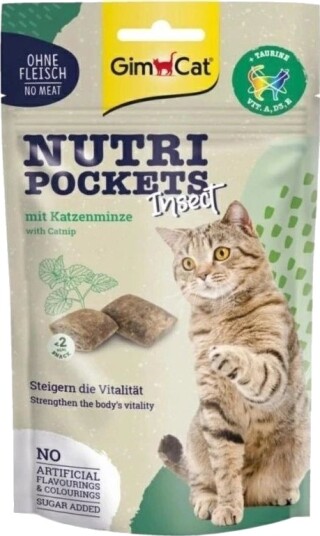 Gimcat Nutri Cat Treat Catnip Godbit Til Katt Insekter 60 G Gimcat Nutri Cat Treat Catnip Godbit Til Katt Insekter 60 G