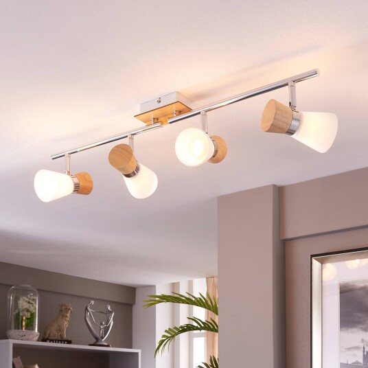 Taklampe Vivica Lindby dimbar Lyst tre Stue / spisestue Tre Skandinavisk
