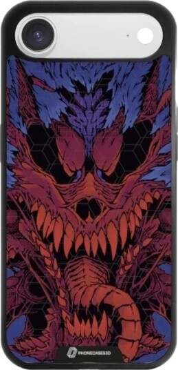 Phonecases3D iPhone Air Urban Pixel 3D mobildeksel, svart