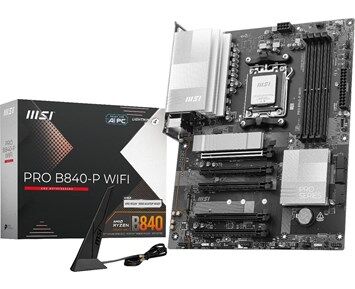 MSI PRO B840-P ATX Hovedkort med Wi-Fi 7 og DDR5 Støtte