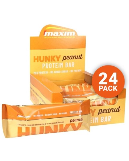 Maxim Hunky Peanut Proteinbar 55g (24-pack)