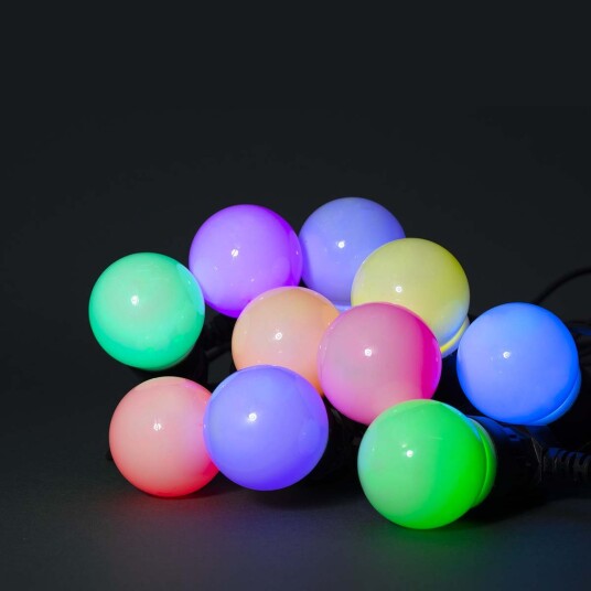 SmartLife Dekorativ LED | Party | Wi-Fi | RGB | 10 lysdioder | 9,00 m | Android IOS | Pære diameter 50 mm SmartLife Dekorativ LED | Party | Wi-Fi | RGB | 10 lysdioder | 9,00 m | Android IOS | Pære diameter 50 mm