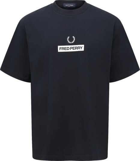 Fred Perry Fred Perry Graphic T Shirt Navy XXL