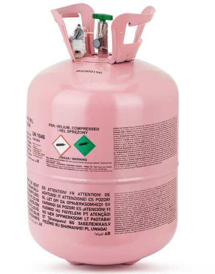 Stor Billig Helium Tank/flaske til 50 stk 23 cm Ballonger Rosa