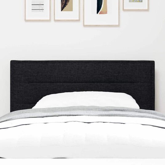 LED hodegavl Linjer Design Svart 90 cm Stoff LED hodegavl Linjer Design Svart 90 cm Stoff