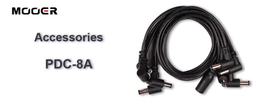 Mooer PDC8A Multi plug 8 Cable elbow Mooer PDC8A Multi plug 8 Cable elbow