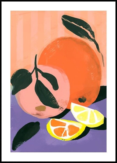 Citrus Harmony Plakat / 100x150cm