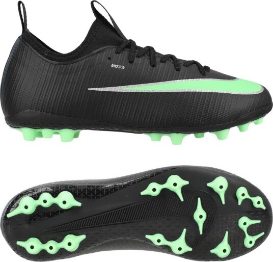 Nike Mercurial Vapor 17 Academy Ag Shadow   Svart/illusion Green Barn   Kunstgress (Ag) størrelse 36½