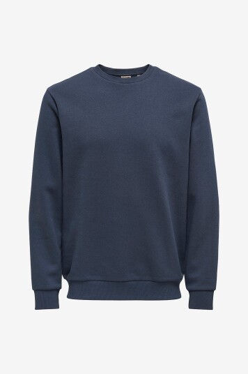Only & Sons Collegegenser onsCeres Life Crew Neck Blå