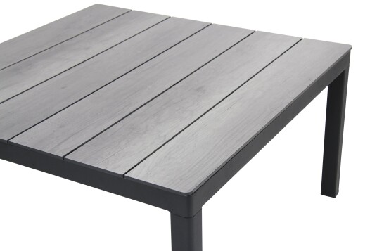 Brafab Rodez bordplate Grå trelook 95 x 95 cm Grå