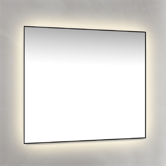 Macro Design Rammespeil   med Ambilight Svart / 80cm