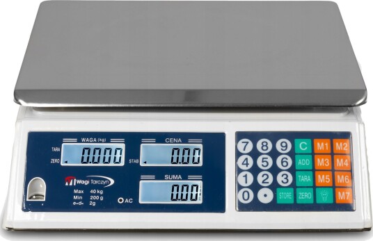 Wagi Tarczyn WT-202 Elektronisk Kjøkkenvekt - Maks 40 kg Wagi Tarczyn WT-202 Elektronisk Kjøkkenvekt - Maks 40 kg