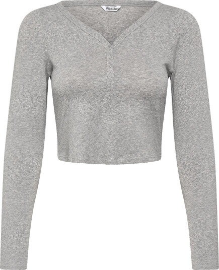 Organic Basics | Core Sport Henley Long Sleeve Tee | XXS Organic Basics | Core Sport Henley Long Sleeve Tee | XXS