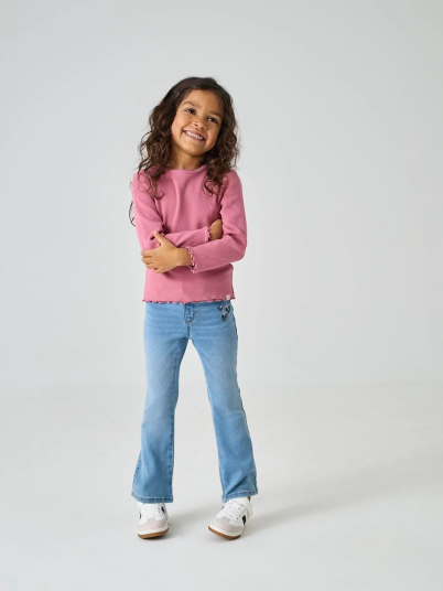Kids Only Royal Flared Flower Jeans Denim 98