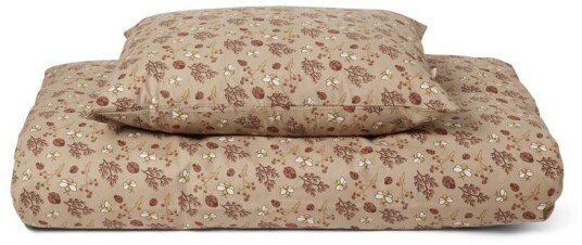 Nuuroo - Bera Baby Bed Linen Sand - Flower bee