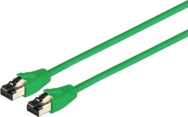 S/Conn Highend Patchkabel Cat 8.1 2000 Mhz F/Ftp Dobbelt Skjermet Halogenfri Grønn 7,5 M 1660841063
