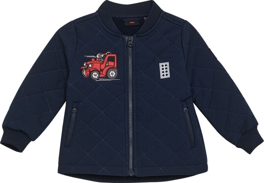 LEGO® DUPLO Termojakke m. Fleece LWJeri 200 Dark Navy m. Tra LEGO® Wear 2 år (92) Termoklær Blå