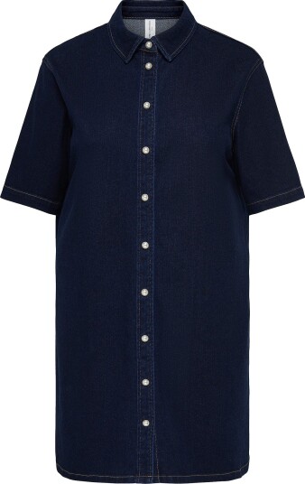 Only Carmakoma   Denimkjole Carmadeline S/s Mini   Blå