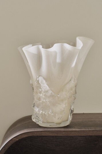 Ellos Home Vase Emeli høyde 25 cm Hvit