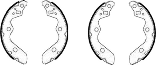 Bremsesko sett HELLA 8DB 355 038-081