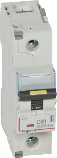 Legrand DX³ MCB automatsikring C80 1P 1M 10/16kA