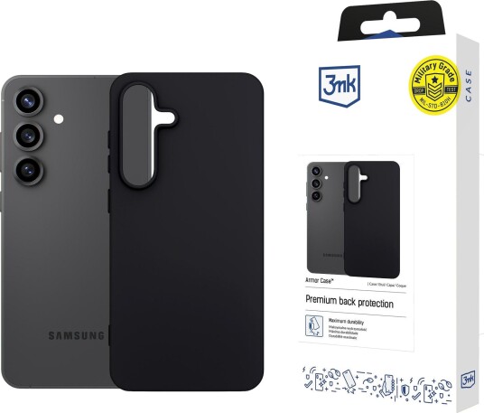 3mk Matt Deksel for Samsung Galaxy S25 FE - Beskyttende TPU Deksel - Svart 3mk Matt Deksel for Samsung Galaxy S25 FE - Beskyttende TPU Deksel - Svart