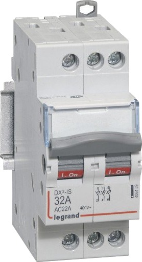 Legrand 5 stk Lastbryter DX3 4P 32A 400V 2-modul
