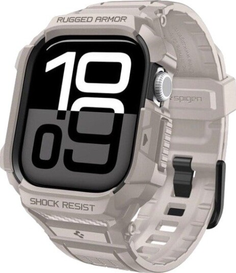 Spigen Rugged Armor Pro V2 Apple Watch Strap (46mm) - Beige
