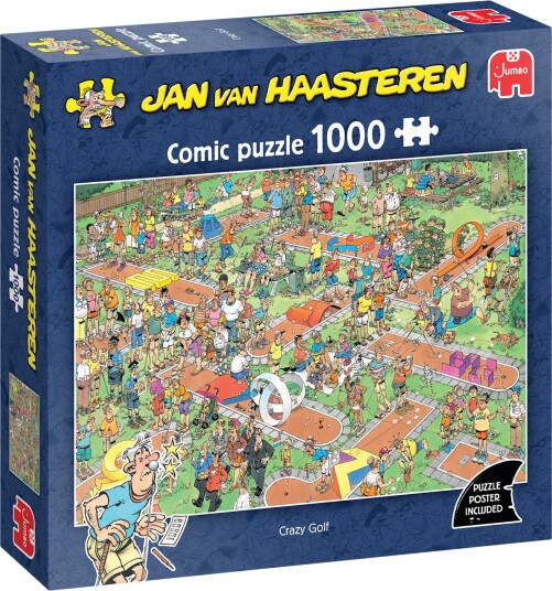 Jan van Haasteren Crazy Golf Puslespill 1000 Brikker Jan van Haasteren Crazy Golf Puslespill 1000 Brikker