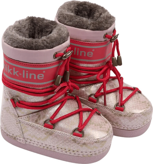 mikk-line Snow Boot Glitter Polished - Pink - 38/40