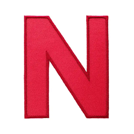 Bokstaver N NSF Bokstav N Rød