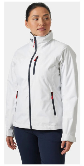 Helly Hansen Women’s Crew Midlayer Sailing Jacket 2.0 Hvit Blå M