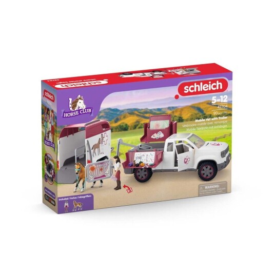 Schleich Mobil Veterinær med Tilhenger - Horse Club Figur med Tilbehør Schleich Mobil Veterinær med Tilhenger - Horse Club Figur med Tilbehør