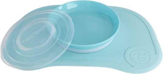 Twistshake Click-mat mini + Plate Blue Twistshake Click-mat mini + Plate Blue