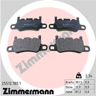 Bremseklosser ZIMMERMANN 25512.180.1