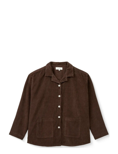 STUDIO FEDER Silja Shirt   Corduroy   Brown   M