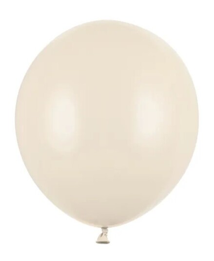 25 stk STORE 43 cm Pastell Beige Ballonger