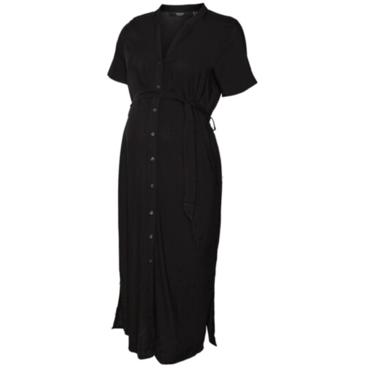 Vero Moda Maternity Black Vica Skjorte Kjole Noos S