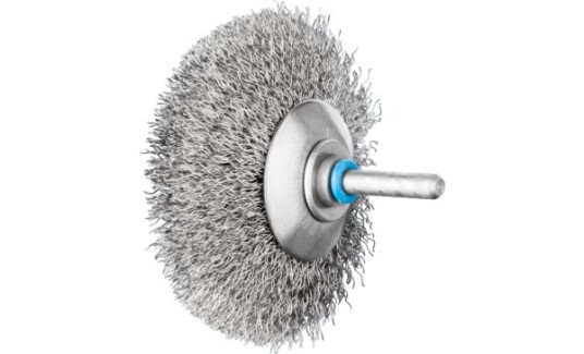Pferd Bevel Brushes Crimped Inox Total Shank Mounted Stål Pferd Bevel Brushes Crimped Inox Total Shank Mounted Stål