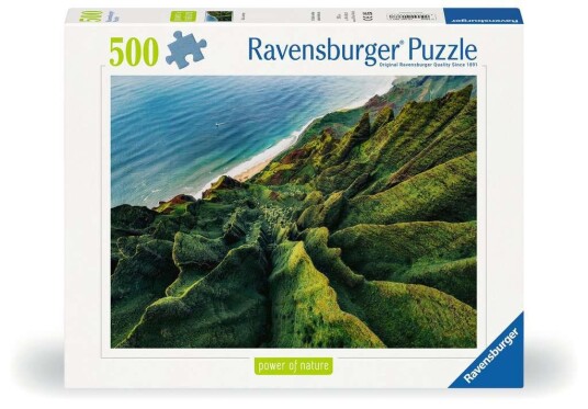 Ravensburger Puslespill 500 Brikker Na Pali kysten Hawaii