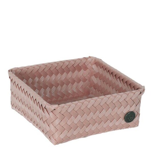 Handed By Fit Square oppbevaringskurv 18x18x7 cm copper blush Handed By Fit Square oppbevaringskurv 18x18x7 cm copper blush